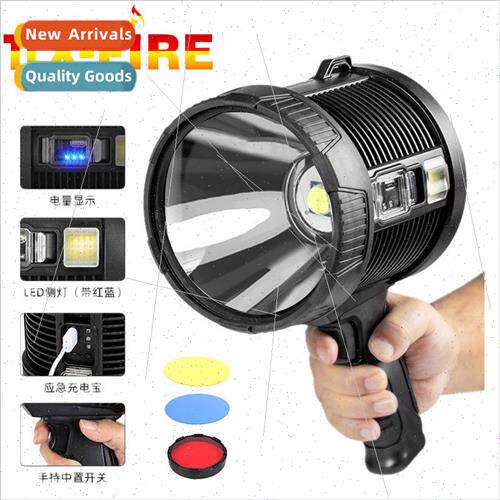 P70 Strong ght light Type-C Rechargeable Solar with de Red a