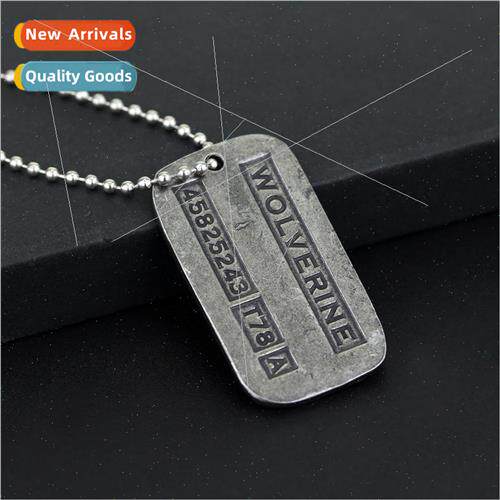 Movie  X-Men series necklace New Steel Wolves 2wolverine men