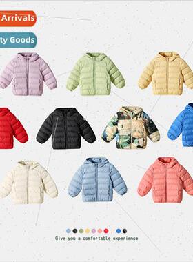 2023 winter new boys and girls baby white goose down lightwe