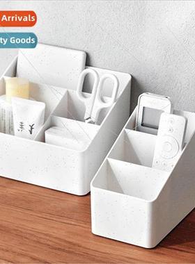 Three compartments simple trapezoidal pen holder remote cont