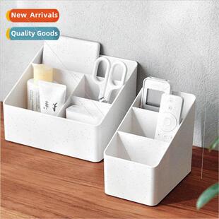 Three compartments simple trapezoidal pen holder remote cont