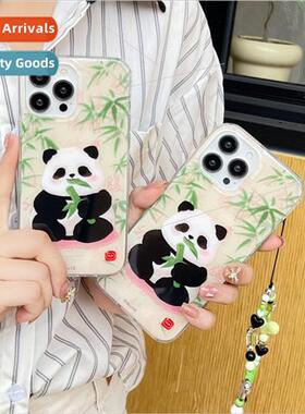 cartoon cute panda 适用 iPhone 13 Apple 14 ProMax case 12 ch