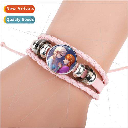 Pink cute Frozen Elsa Elsa Princess Anna bracelet bracelet g