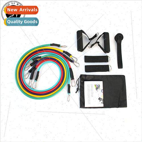 11 Piece Tensioner Stching Bands Gym Rope Set Resistance Tra