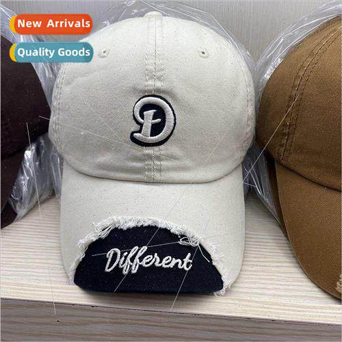 2023 spring and summer Korea soft top D letters baseball cap
