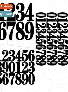 Vinyl self-adhesive PVC digital mailbox address door sign wa