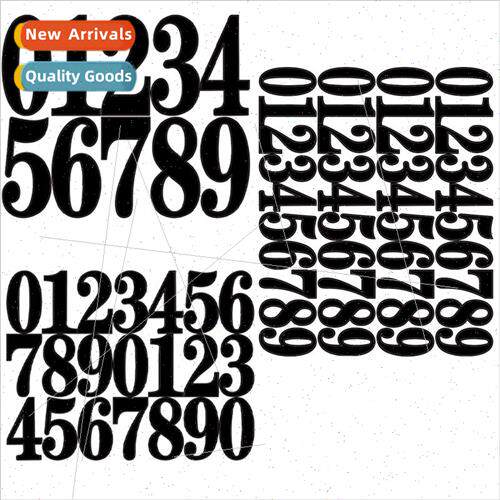 Vinyl self-adhesive PVC digital mailbox address door sign wa