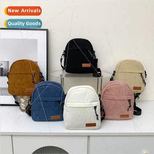 New Korean casual corduroy cell phone bag child Korean casua