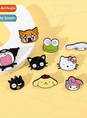 Creative cartoon new Sanrio brooch cute Kulomi KT cat Yuji d
