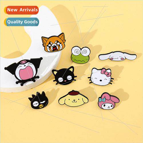 Creative cartoon new Sanrio brooch cute Kulomi KT cat Yuji d