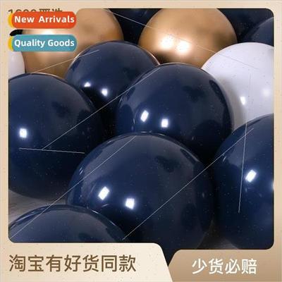 New 5 inch 10 inch 12 inch ink blue latex balloon starry nig