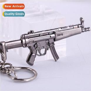 model MP5 gun Anime 6cm weapon keychain pendant game