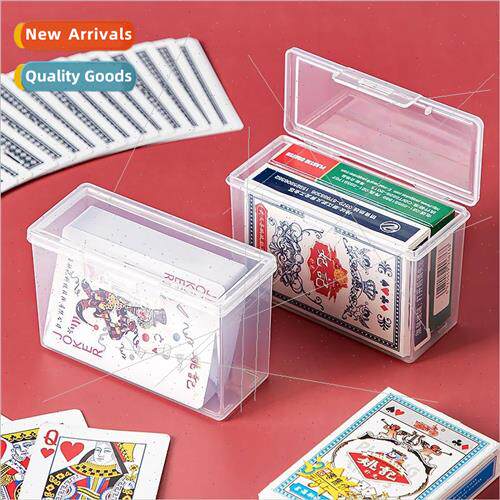 Playing Card Organizer Transparent Plastic Boxes Ottoman Gam