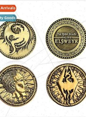 New The Elder Scrolls 5 game  collectible coin commemorative