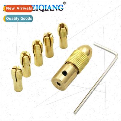 Miniature electric drill self-tightening drill chuck small e