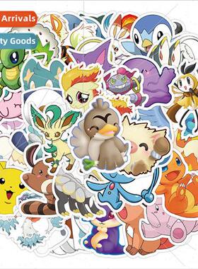 50 cartoon Pokemon luggage cell phone scooter waterproof sti