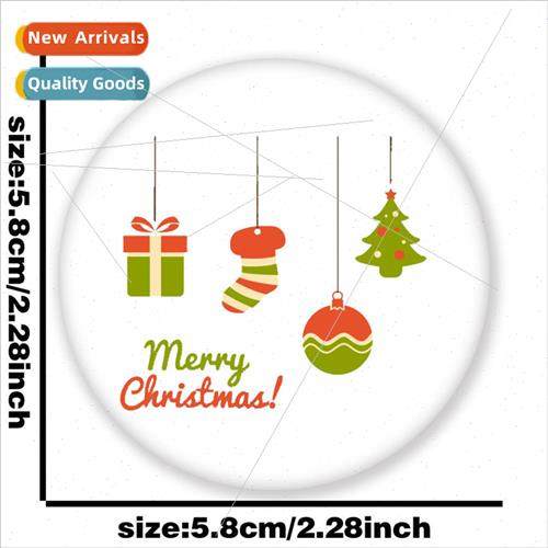 Order from 1pcs Christmas cosplay badge bag clothes hat deco