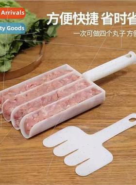 Meatball maker four consecutive meatball maker kitchen squee