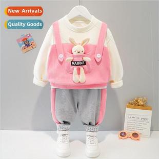 and fall suit Womens 适用eign spring new children baby
