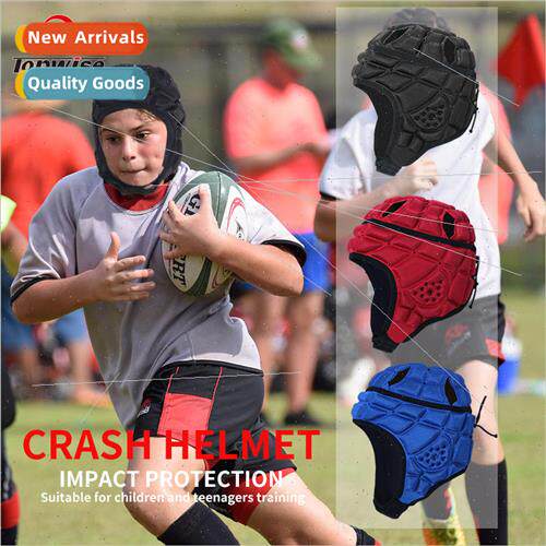 Rugby helmet goalkeeper impact sports cap kids training base