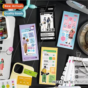 Happy pieces of sticker book Korean cartoon basic diy handbo