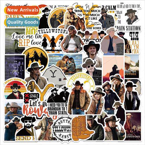 50 American drama yellowstone graffiti stickers waterproof r