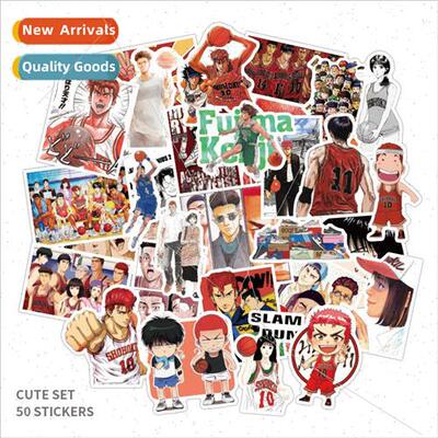 50 pack dunking high school Japanese manga graffiti stickers