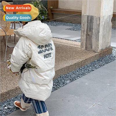 2023 fall and winter new childrens down jacket in the long s