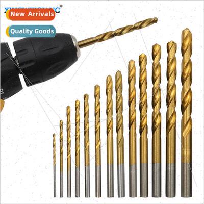 1.5-6.5mm twist drill high-speed steel straight shank titani