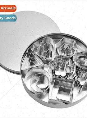 Stainless Steel Biscuit Molds 24 Pcs Set Square Biscuit Cook