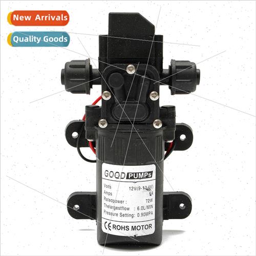 DC 12V 72W micro electric diaphragm water pump with automati