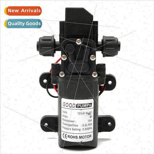 DC 12V 72W micro electric diaphragm water pump with automati