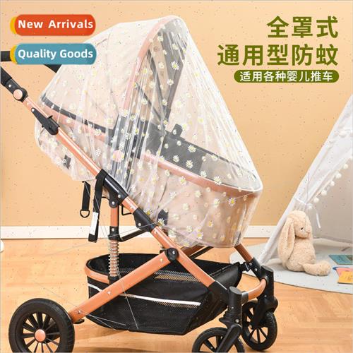 Stroller mosquito net full cover type printing stroller mosq
