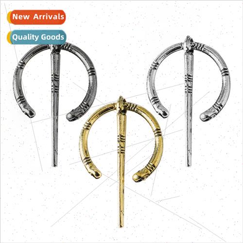 Viking Brooch Jewelry Pirate Pin Micro Badge Clothing Access