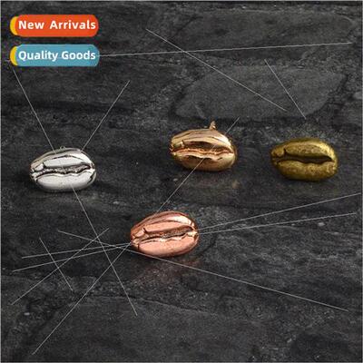 Jewelry Metal Coffee Bean Brooch Coffee Utensils Collection