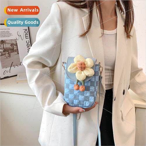 ins sunflower fashion literary female shoulder bag 2022 new