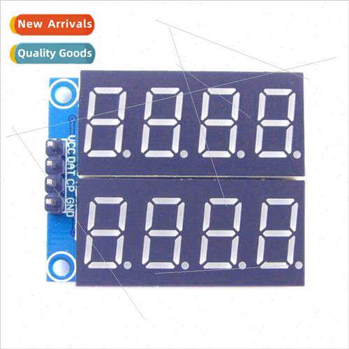 Eight-bit Serial Interface Red Highlight Digital Tube Displa