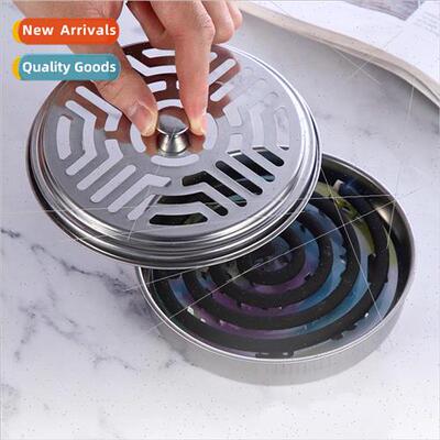 Fireproof mosquito coil holder stainless steel mosquito coil