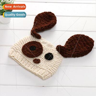 New hand-knit baby wool hat Childrens photography hat Handma