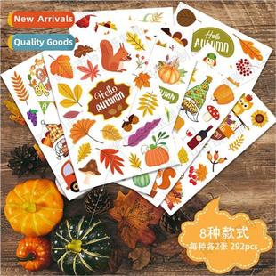 Fall Maple Autumn Stickers Leaf Thanksgiving