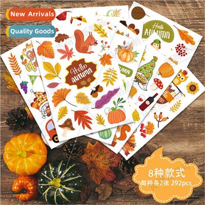 Thanksgiving Fall Autumn Leaf Stickers Maple Leaf Stickers A