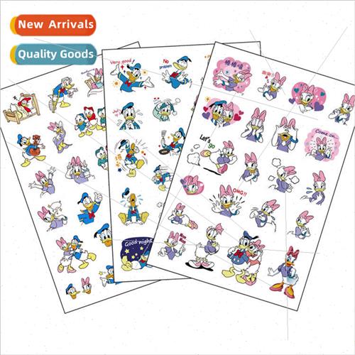 Donald Duck Donald Daisy cartoon handbook stickers computer