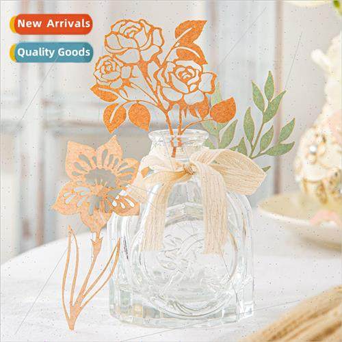 DIY hollowed out long bouquet A bouquet of flowers series of