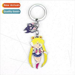 American Girl Warrior Anime cartoon the keychain car around