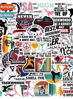 50 Kung Fu Martial Arts Stickers ggage Laptop Mug Cell Phone
