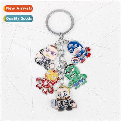 Avengers Thor Hulk Hawkeye Iron Man Captain America Keychain