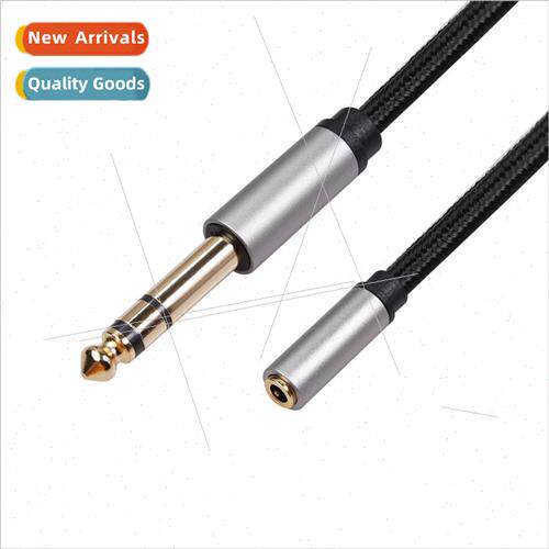 Aluminum Foil Braided 6.35 Male to 3.5 Female Adapter Cable