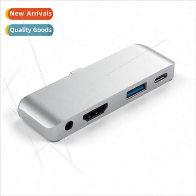 Aluminum Type-c Docking  3.5mm Audio Port PD Charging USB Ex