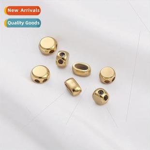 gold plated plug conserving position glue 14K hole Color two
