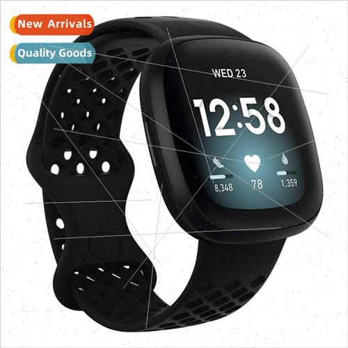 适用 fitbit versa3/fitbit sense smart band official skeleton